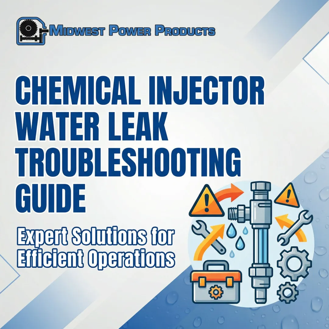 Chemical Injector Water Leak Troubleshooting Guide