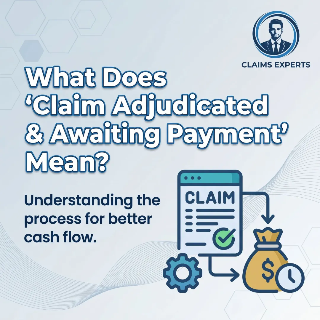 What Does 'Claim Adjudicated & Awaiting Payment' Mean?